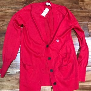 Hot Pink Cardigan Loft